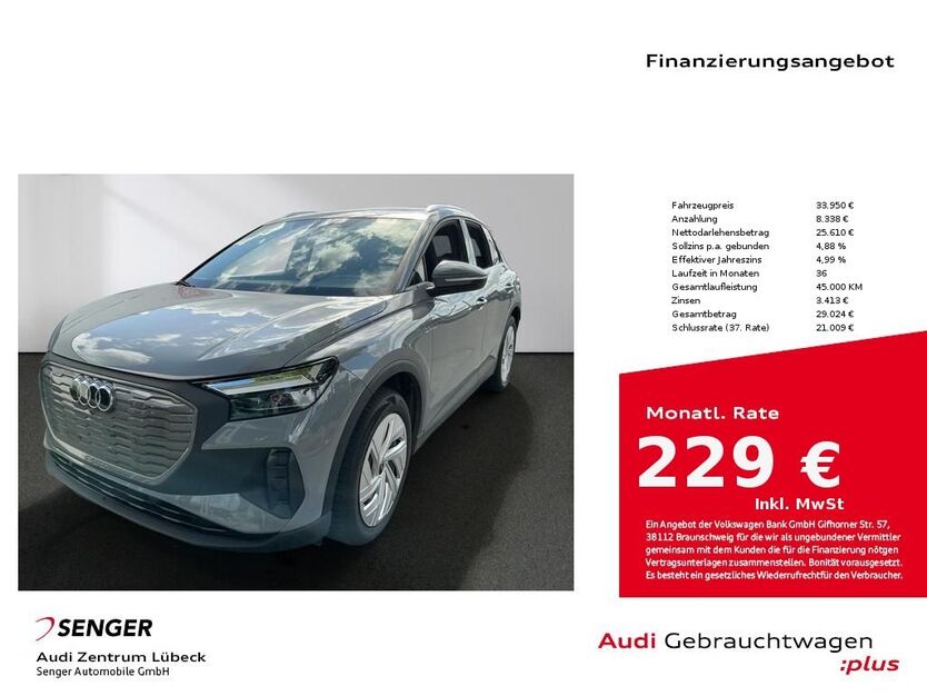 Audi Q4 e-tron 54.250 km 33.650 € Lübeck 23556