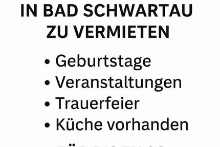 Veranstaltungsraum in Bad Schwartau zu vermieten, Taufe, zimmer