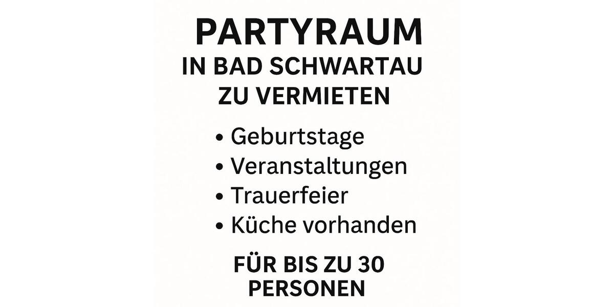 Veranstaltungsraum in Bad Schwartau zu vermieten, Taufe, zimmer
