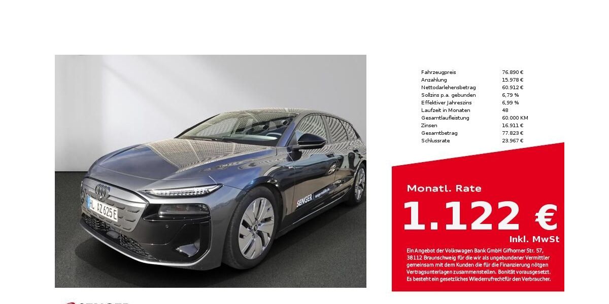 Audi A6 e-tron 5.000 km 76.890 &euro; Lübeck 23556