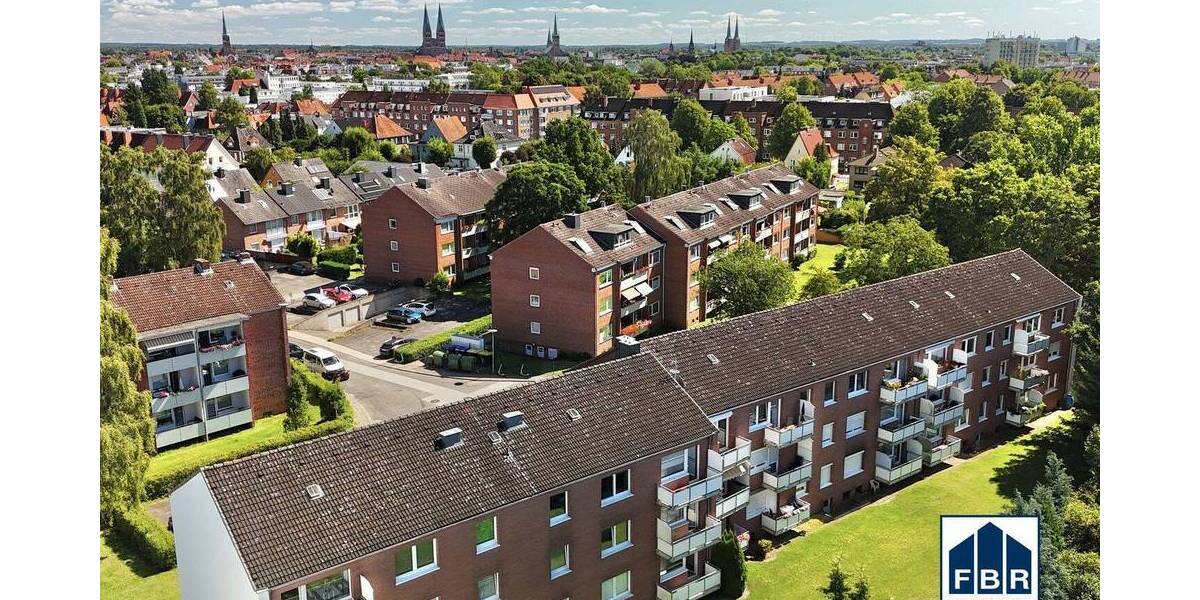 Frisch modernisierte Etagenwohnung mit Balkon in Lübeck-Sankt Lorenz Nord 2 zimmer