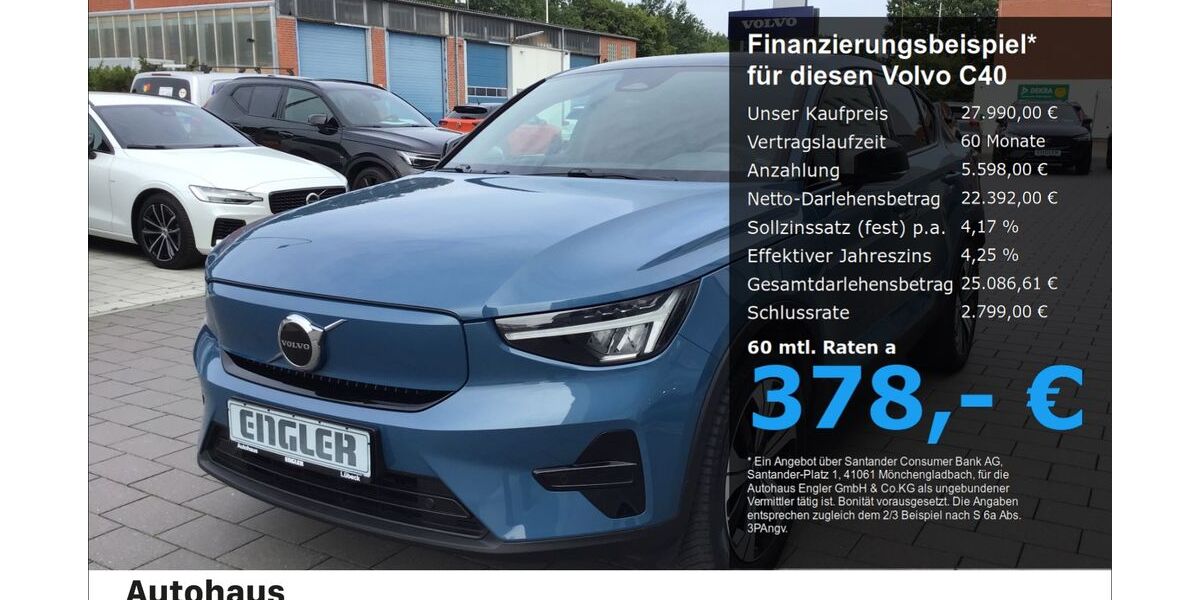 Volvo C40 43.645 km 27.990 &euro; Lübeck 23566