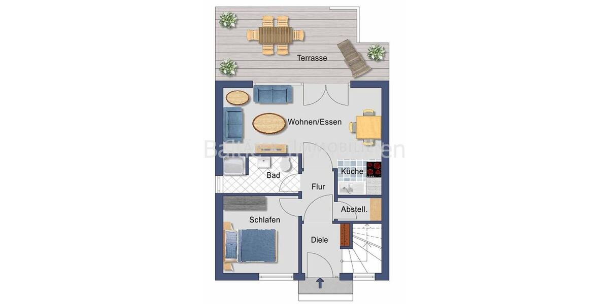 Reihenmittelhaus Scharbeutz / OT Klingberg Klingberg - 3 Zimmer, 80 m&sup2;, 329.000&euro; | Angebot:26684002