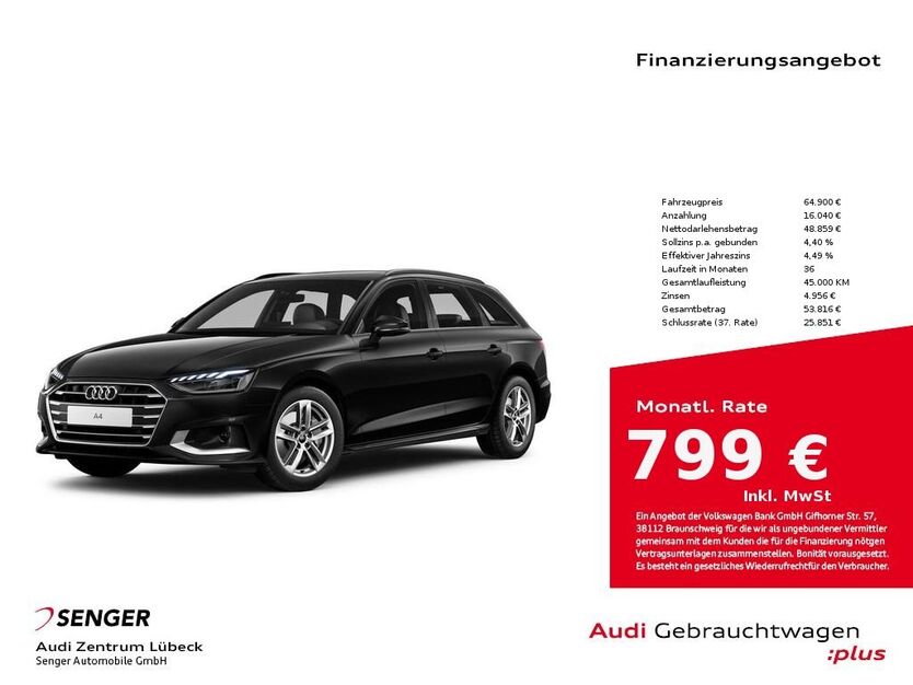 Audi A4 24.700 km 64.900 € Lübeck 23556