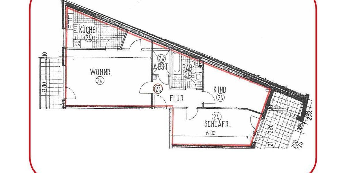Etagenwohnung Stockelsdorf - 3 Zimmer, 85 m&sup2;, 199.500&euro; | Angebot:23948257