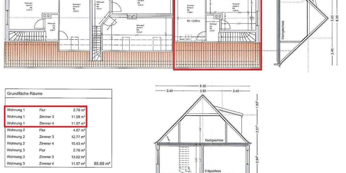 Reihenendhaus Röbel Röbel - 4 Zimmer, 75 m&sup2;, 115.000&euro; | Angebot:24211527