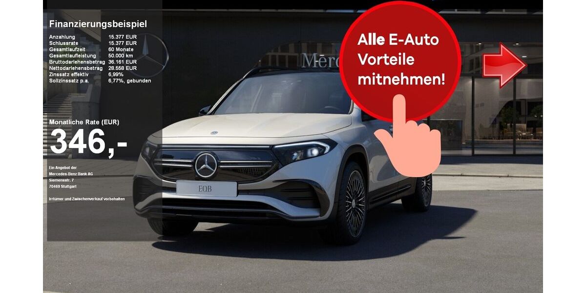 Mercedes-Benz EQB 11.426 km 43.935 € Bad Segeberg 23795