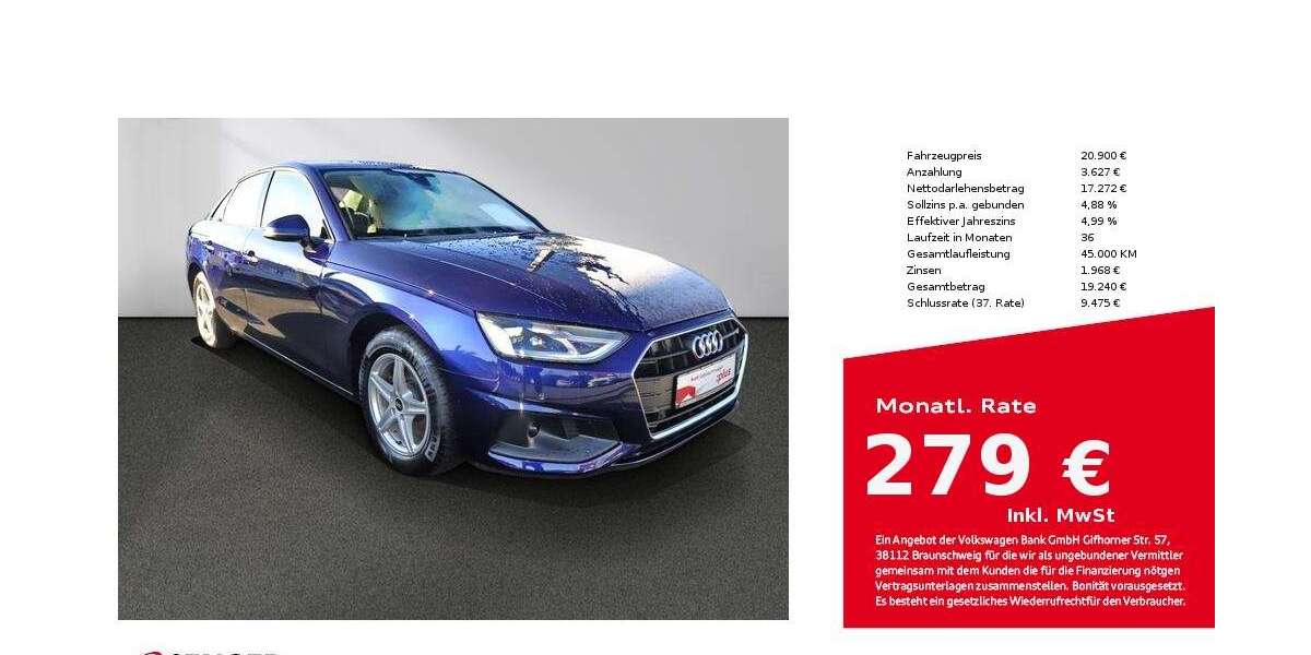 Audi A4 68.800 km 20.900 &euro; Lübeck 23556