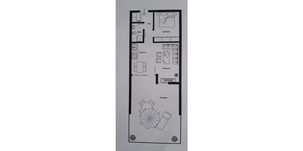 Erdgeschoßwohnung Lübeck Alt-Travemünde / Rönnau - 2 Zimmer, 49 m&sup2;, 435.000&euro; | Angebot:25403771