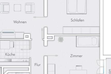 Wohnung Lübeck Sankt Lorenz Nord - 3 Zimmer, 63 m&sup2;, 600&euro; | Angebot:25477208