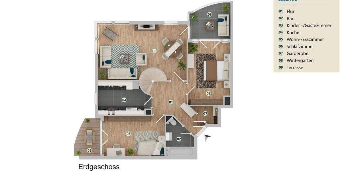 Etagenwohnung Bad Schwartau - 4 Zimmer, 103 m&sup2;, 295.000&euro; | Angebot:25679899