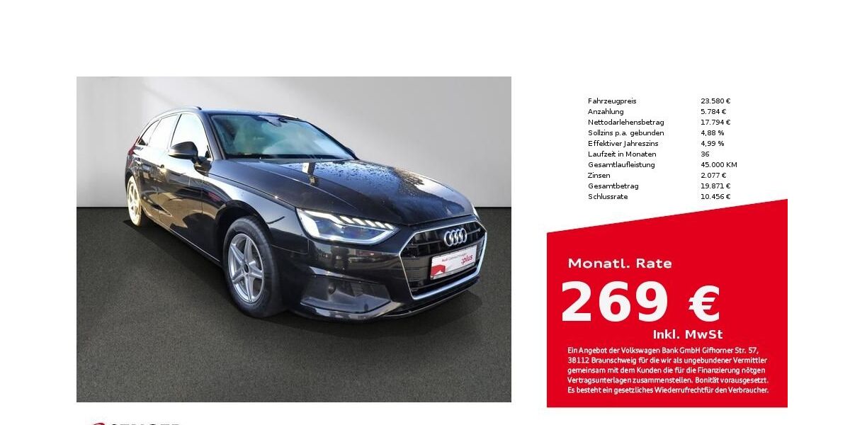 Audi A4 109.250 km 22.880 &euro; Lübeck 23556