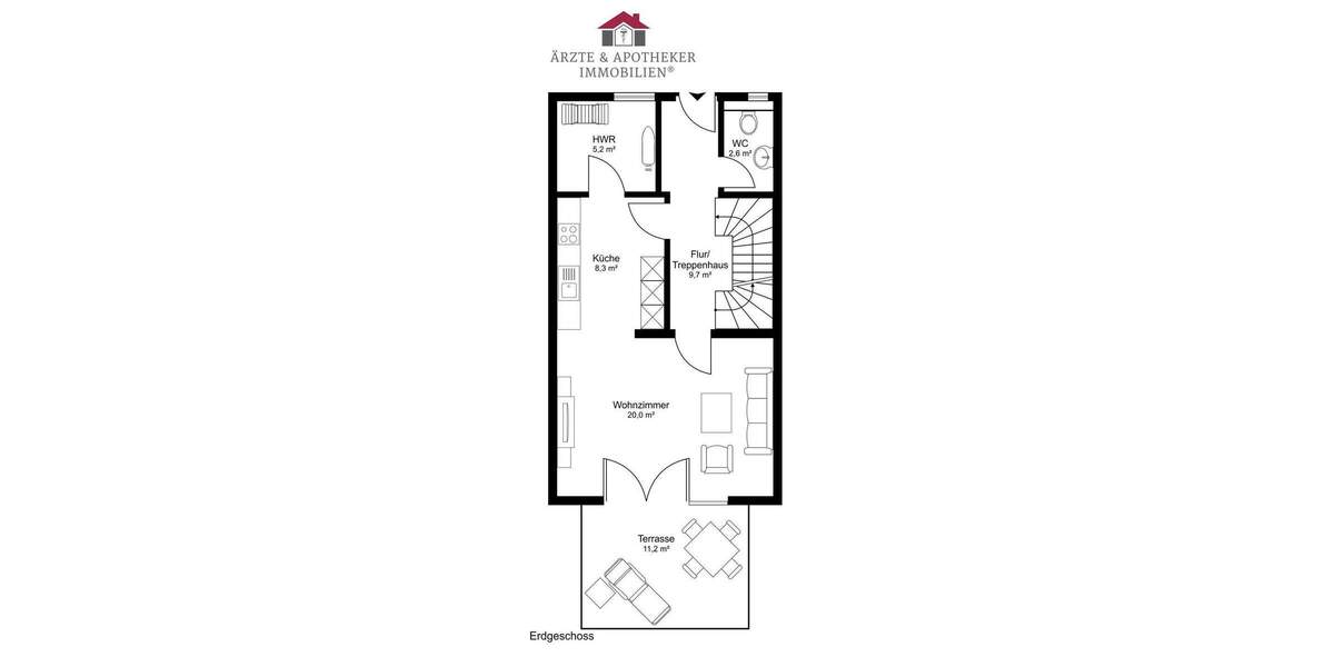 Reihenmittelhaus Lübeck St. Lorenz Nord - 5 Zimmer, 135 m&sup2;, 1.950&euro; | Angebot:24810276