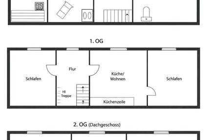 Wohnung Lübeck Innenstadt - 5 Zimmer, 100 m&sup2;, 1.550&euro; | Angebot:26367996