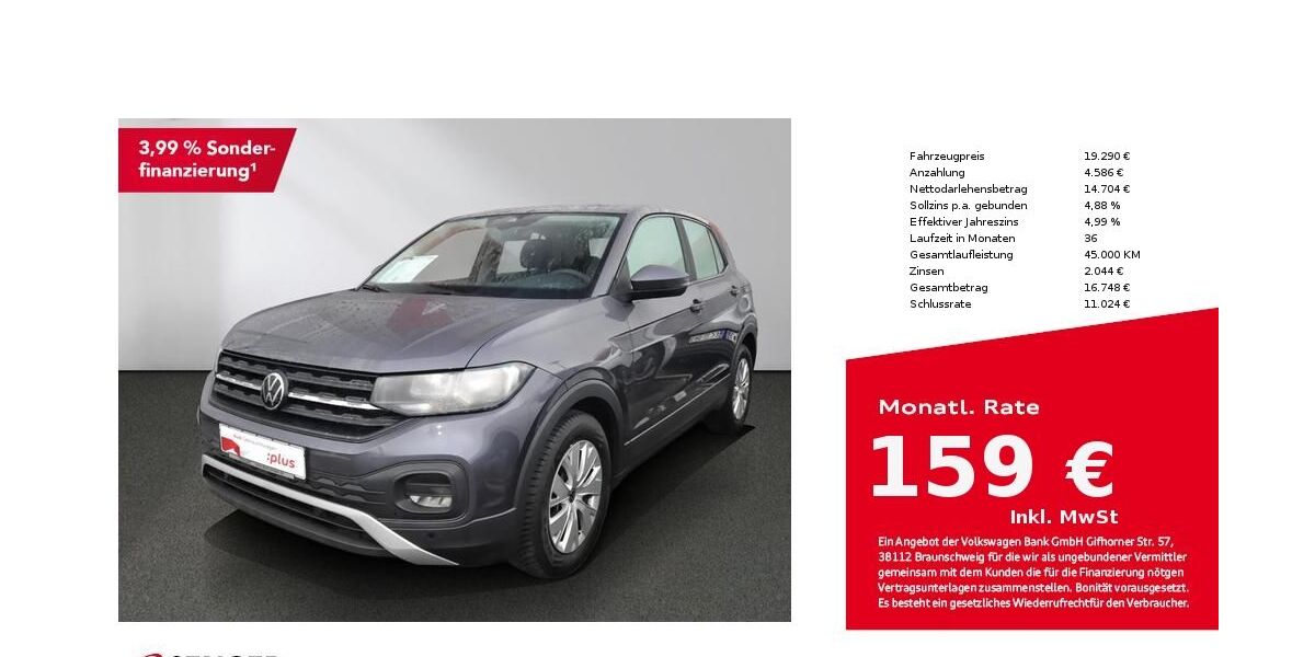 VW T-Cross 45.250 km 19.290 &euro; Bad Oldesloe 23843