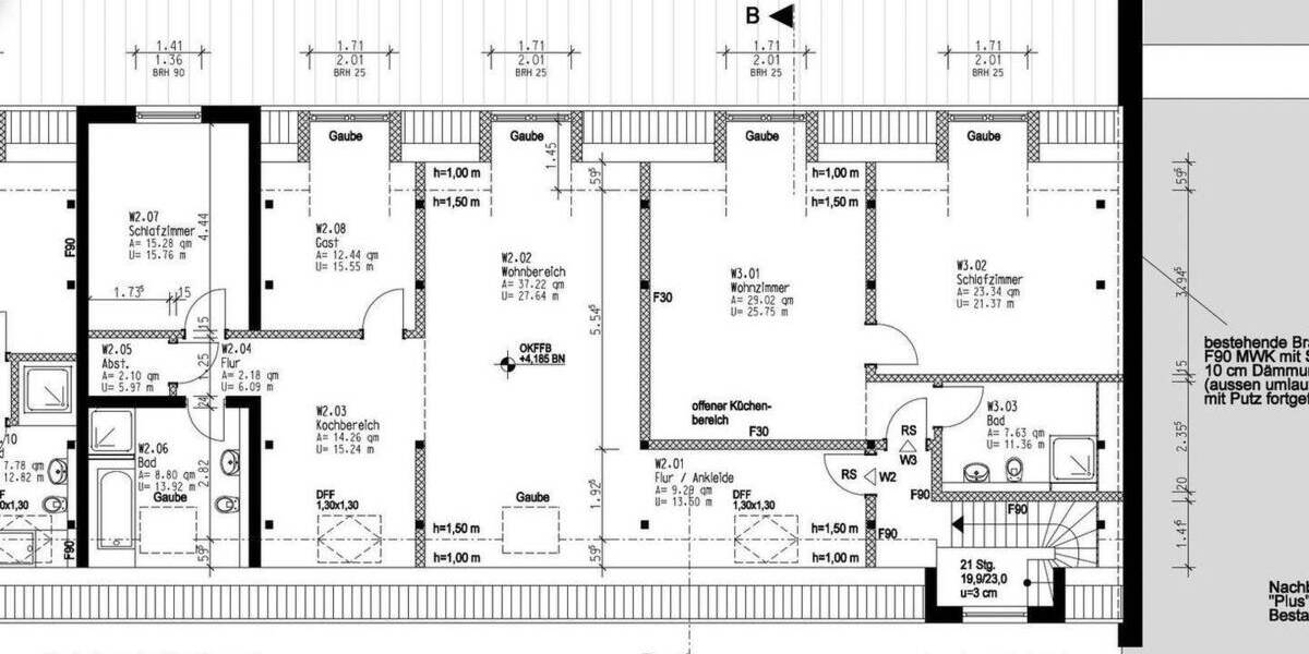 Etagenwohnung Lübeck St. Gertrud - 3 Zimmer, 100 m&sup2;, 1.200&euro; | Angebot:26787470