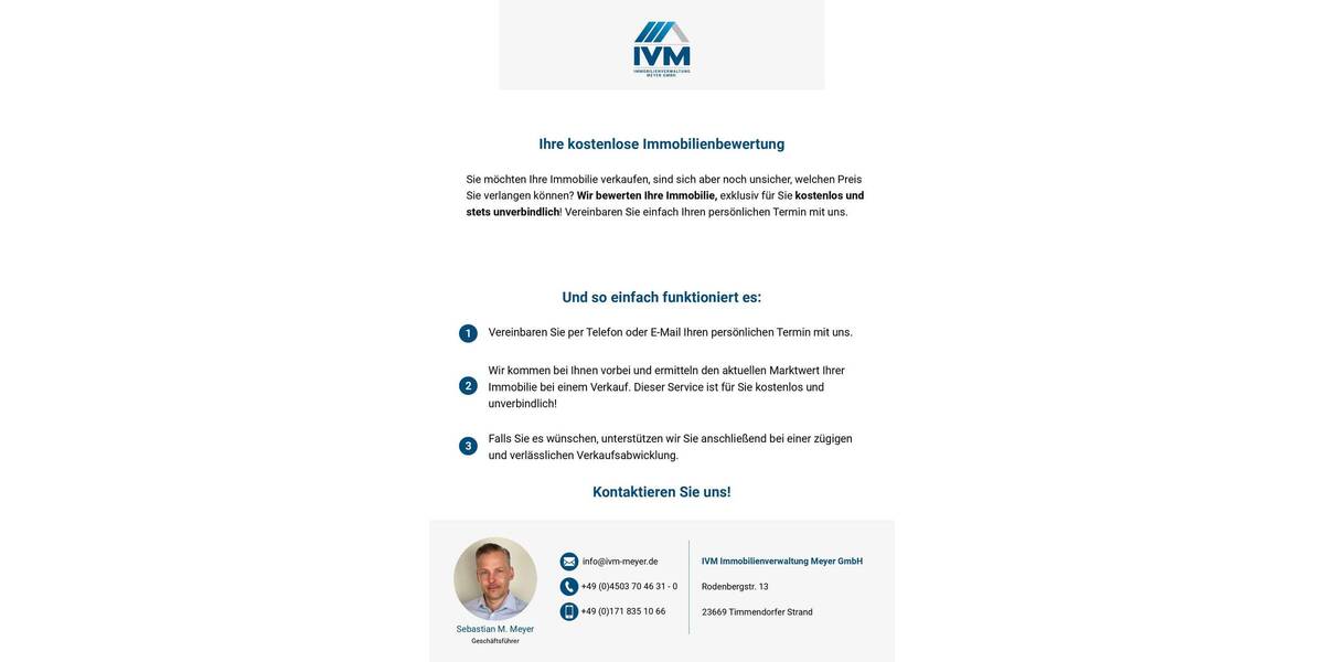 Etagenwohnung Timmendorfer Strand Niendorf/Ostsee - 3 Zimmer, 67 m&sup2;, 369.000&euro; | Angebot:26358417