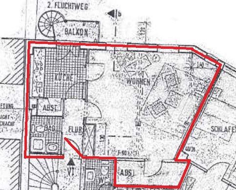 Etagenwohnung Lübeck Innenstadt - 1 Zimmer, 58 m&sup2;, 700&euro; | Angebot:26279450