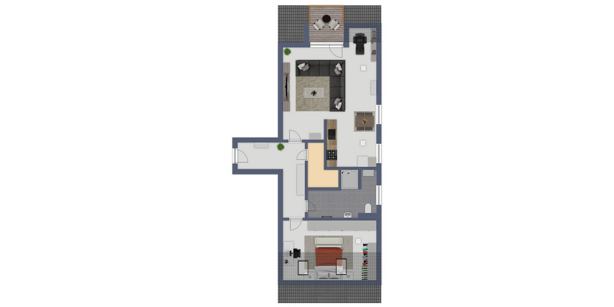 Etagenwohnung Lübeck Sankt Lorenz Nord - 2 Zimmer, 64 m&sup2;, 709&euro; | Angebot:26301799