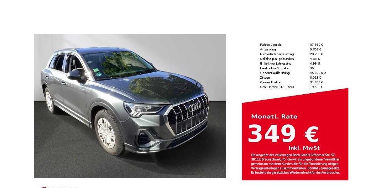 Audi Q3 68.600 km 37.450 &euro; Lübeck 23556