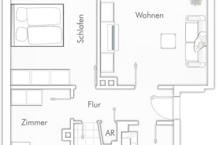 Wohnung Lübeck Sankt Lorenz Nord - 3 Zimmer, 60 m&sup2;, 563&euro; | Angebot:25319291
