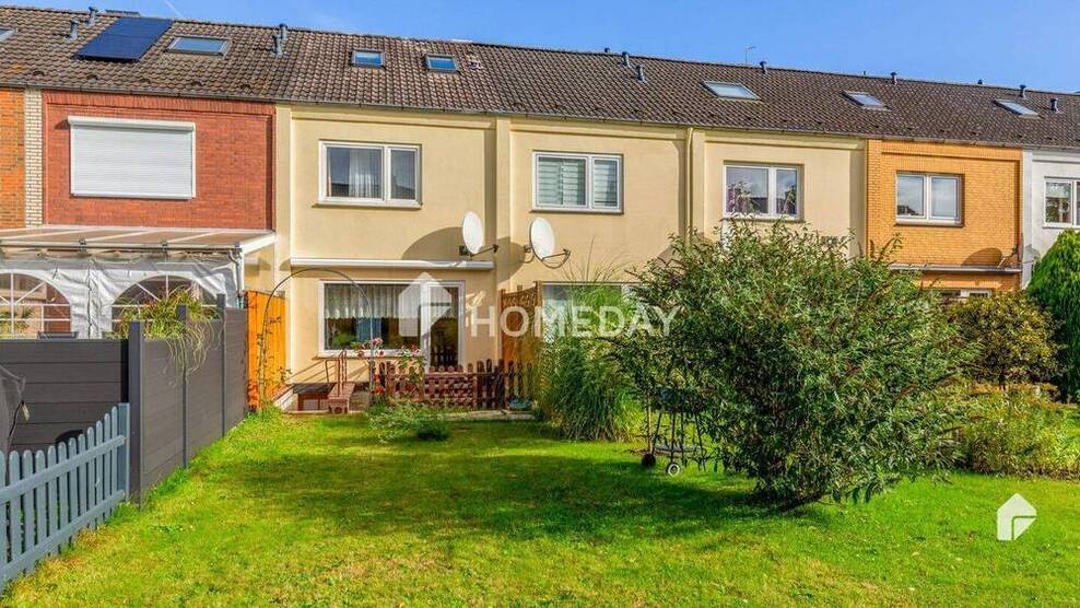Attraktives Reihenhaus mit Erbbaurecht, 3 Zimmern und Garage