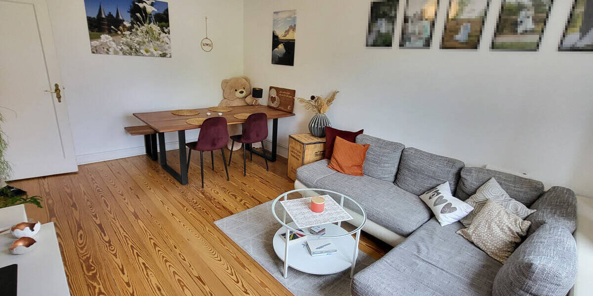 Etagenwohnung Lübeck St. Lorenz Nord - 2 Zimmer, 55 m&sup2;, 550&euro; | Angebot:26657043