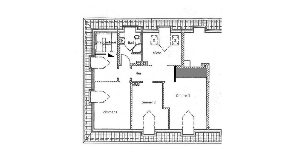 Etagenwohnung Lübeck St. Lorenz Nord - 3 Zimmer, 70 m&sup2;, 229.000&euro; | Angebot:25818843