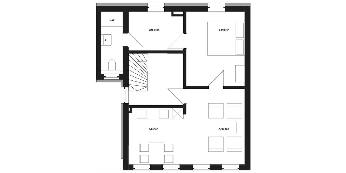 Etagenwohnung Lübeck Sankt Lorenz Nord - 2.5 Zimmer, 44 m&sup2;, 1.130&euro; | Angebot:26222574