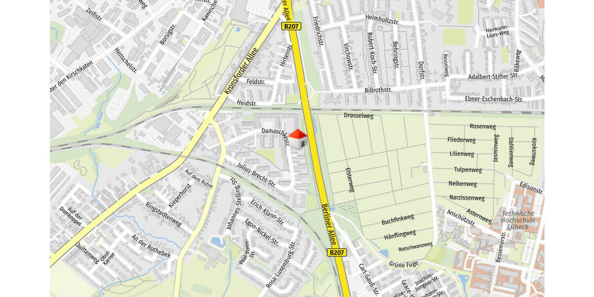 Etagenwohnung Lübeck St. Jürgen - 3 Zimmer, 80 m&sup2;, 800&euro; | Angebot:26683175