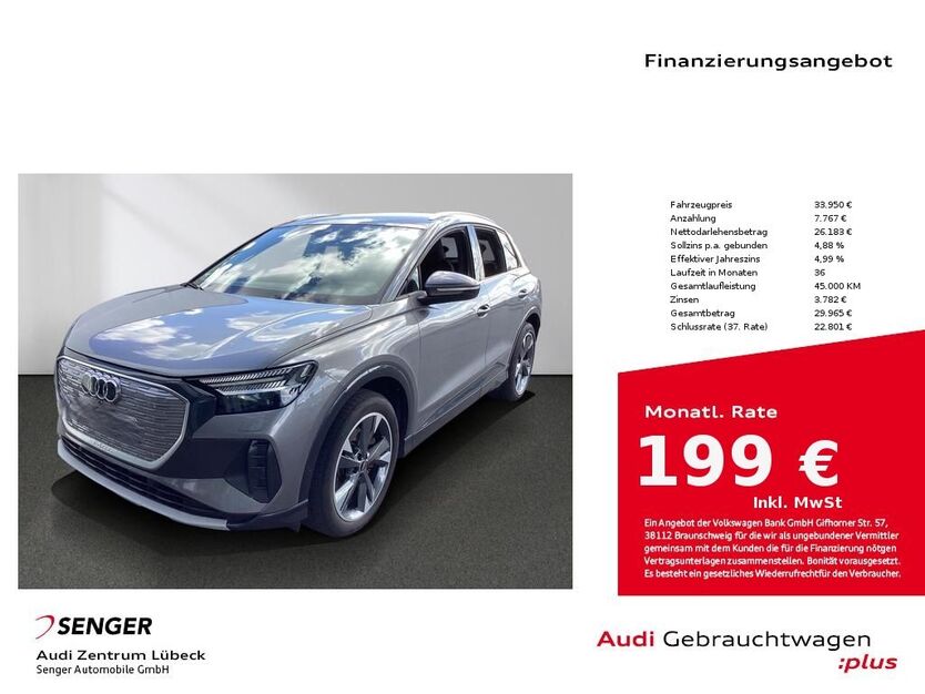 Audi Q4 e-tron 66.450 km 33.780 € Lübeck 23556