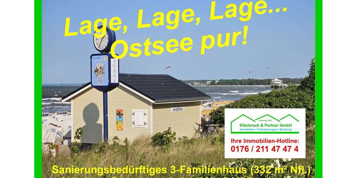 Einfamilienhaus Timmendorfer Strand - 8 Zimmer, 184 m&sup2;, 359.000&euro; | Angebot:26408529