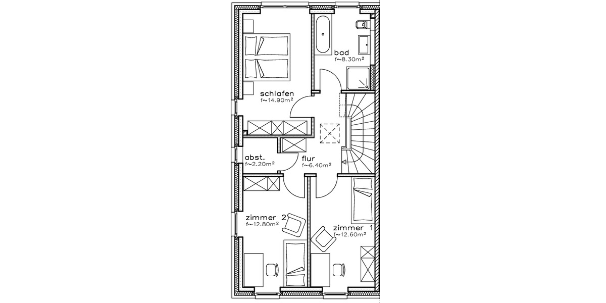 Doppelhaushälfte Lübeck Moisling - 4 Zimmer, 119 m&sup2;, 475.000&euro; | Angebot:26435839