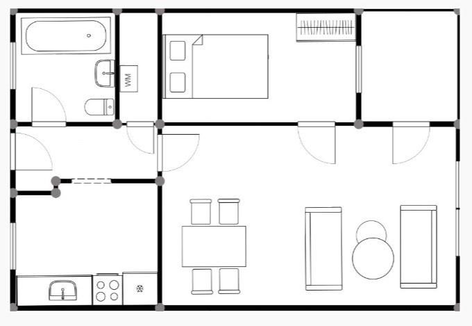 Erdgeschoßwohnung Timmendorfer Strand - 2 Zimmer, 44 m&sup2;, 198.000&euro; | Angebot:27271702