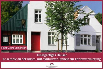 Einzigartiges Häuser - Ensemble an der Küste-mit exklusiver Einheit zur Ferienvermietung 1 zimmer