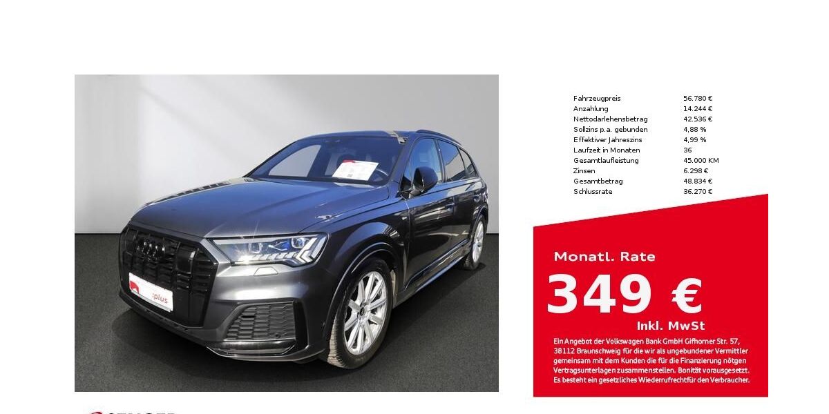 Audi Q7 119.450 km 56.780 &euro; Lübeck 23556