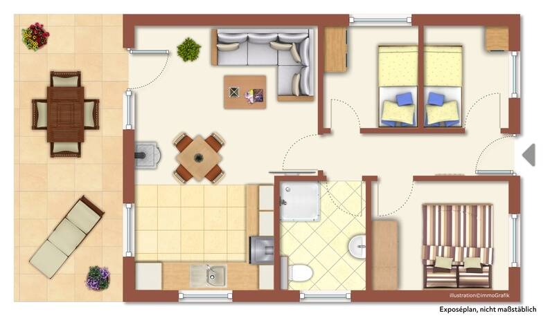 Bungalow Nehms Grönwohld - 3 Zimmer, 49 m&sup2;, 189.000&euro; | Angebot:26161117