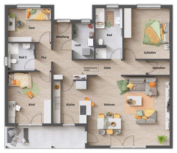 Bungalow Lüdersdorf - 5 Zimmer, 138 m&sup2;, 467.526&euro; | Angebot:26805203