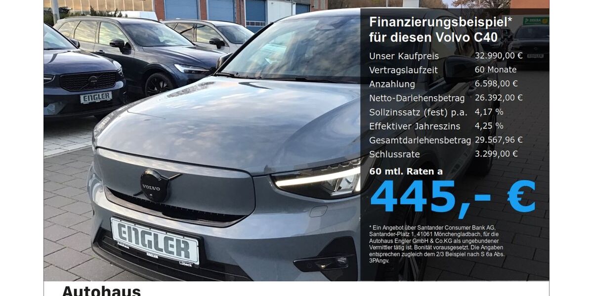 Volvo C40 47.823 km 32.990 € Lübeck 23566