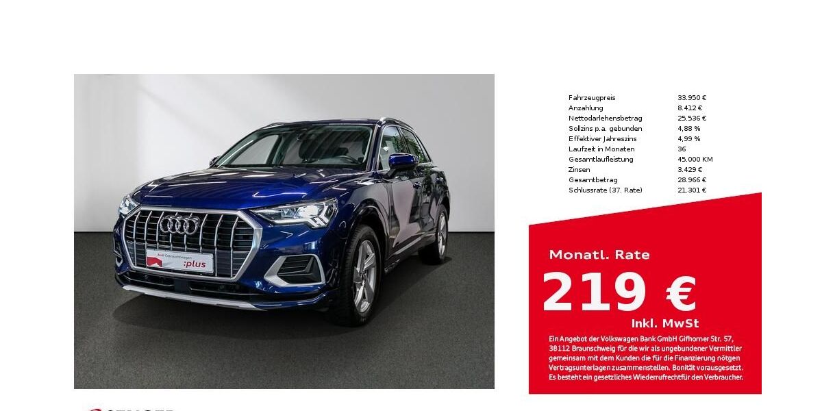 Audi Q3 29.550 km 32.350 &euro; Lübeck 23556