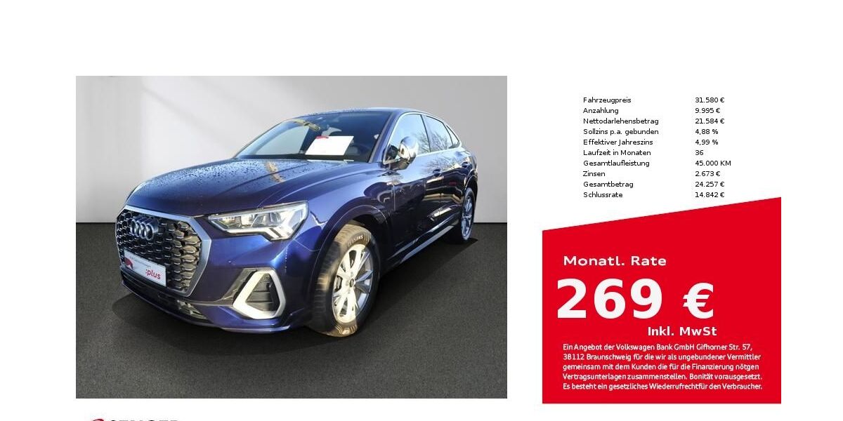 Audi Q3 69.900 km 31.580 &euro; Lübeck 23556