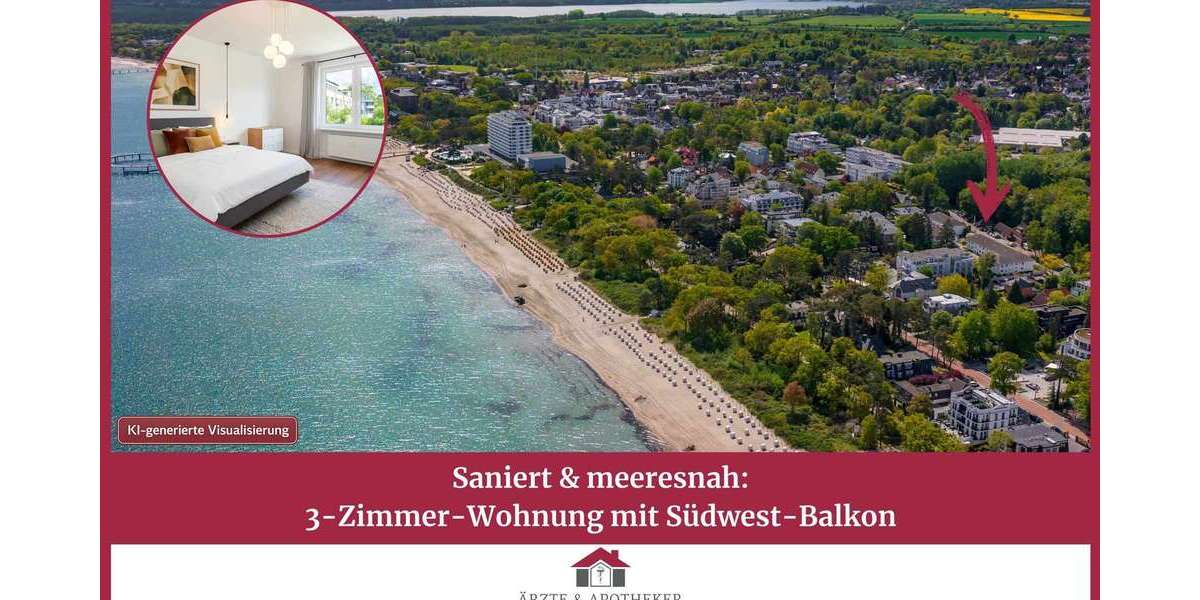Etagenwohnung Timmendorfer Strand - 3 Zimmer, 80 m&sup2;, 459.000&euro; | Angebot:27732890