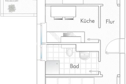Wohnung Lübeck Sankt Gertrud - 2 Zimmer, 46 m&sup2;, 480&euro; | Angebot:26544542