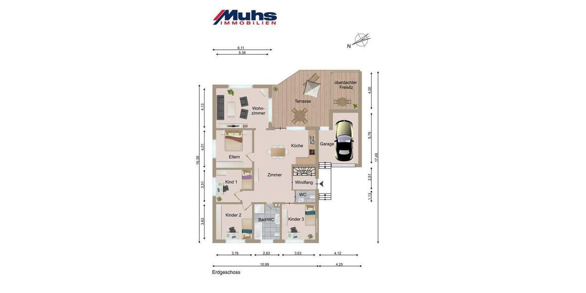 Einfamilienhaus Klempau - 5 Zimmer, 140 m&sup2;, 498.000&euro; | Angebot:25708078