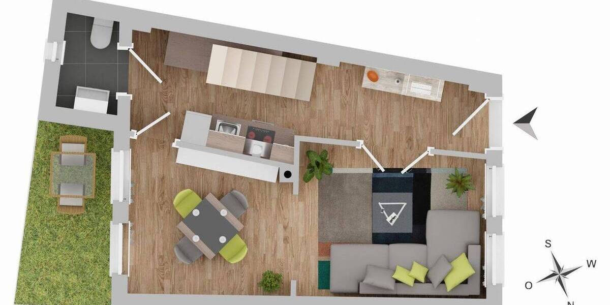 Reihenmittelhaus Lübeck St. Gertrud - 4 Zimmer, 86 m&sup2;, 439.995&euro; | Angebot:25927601