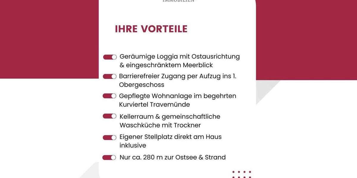 Etagenwohnung Lübeck / Travemünde Travemünde - 2 Zimmer, 54 m&sup2;, 950&euro; | Angebot:25606369