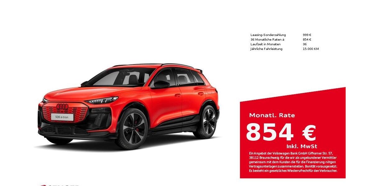 Audi SQ6 e-tron 2.680 km 81.950 &euro; Lübeck 23556