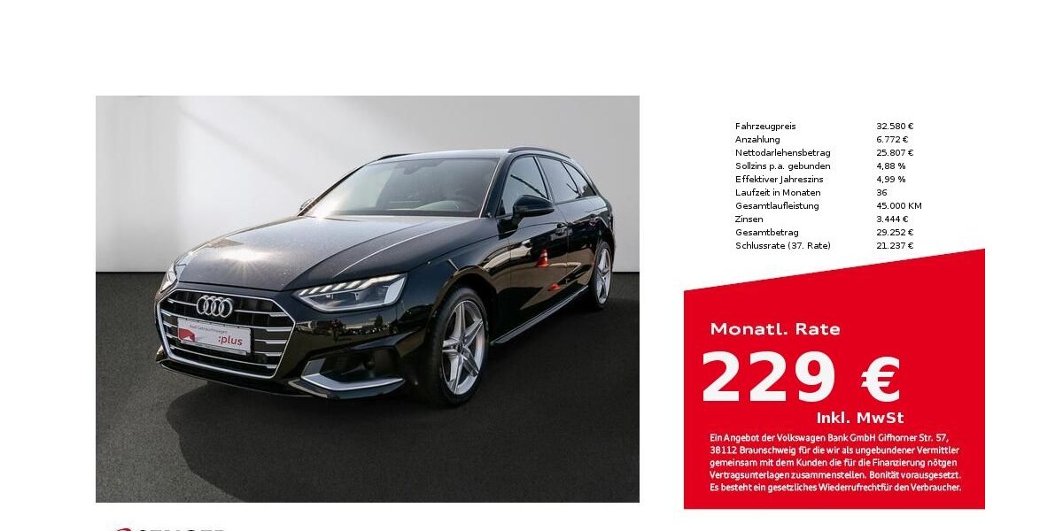 Audi A4 35.100 km 29.980 &euro; Lübeck 23556