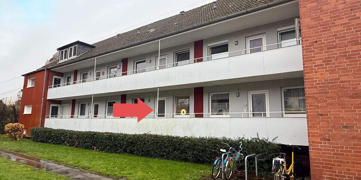 Etagenwohnung Lübeck St. Jürgen - 3 Zimmer, 59 m&sup2;, 179.000&euro; | Angebot:23977441