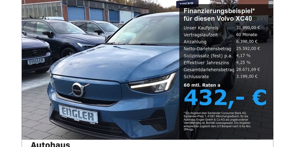 Volvo XC40 38.626 km 31.990 &euro; Lübeck 23566